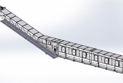 Heavy duty fuel intake conveyor
